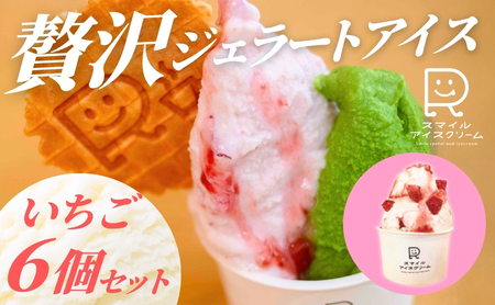 贅沢ジェラートアイス いちご 6個セット アイスアイスアイスアイスアイス
