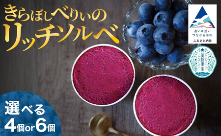 きらぼしべりぃのリッチソルベ4個入り