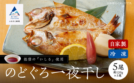 [日本海の高級魚]のど黒一夜干し詰合せ 120g×5尾 030002
