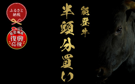 [和牛セレブ]能登牛 半頭買い(一括配送) wa111-047