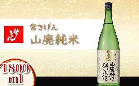 常きげん 山廃純米 1800ml 箱入り 国産 日本酒 1.8L 純米 純米酒 ご当地 地酒 酒 アルコール 鹿野酒造 贈り物 ギフト