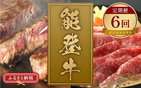 [和牛セレブ]能登牛 定期便「ビジネスクラス」全6回 牛肉 最高級 定期便 黒毛和牛 能登牛 和牛セレブ