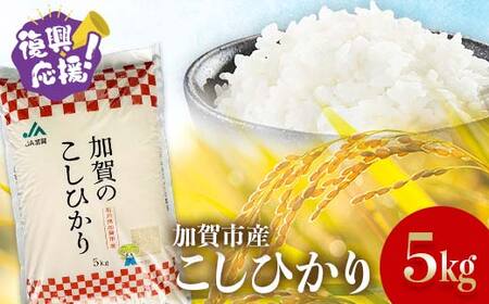 [10月発送]復興応援米 令和7年産こしひかり 5kg 精米 銘柄米 お米 米 ギフト 贈り物 グルメ 食品 復興 震災 コロナ 能登半島地震 復興支援 北陸新幹線