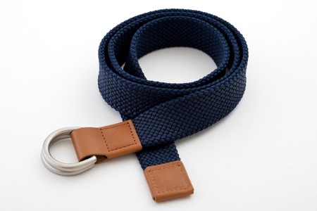 組紐 ベルト CLVER ダブルD 30mm 紺 【 ベルト 】