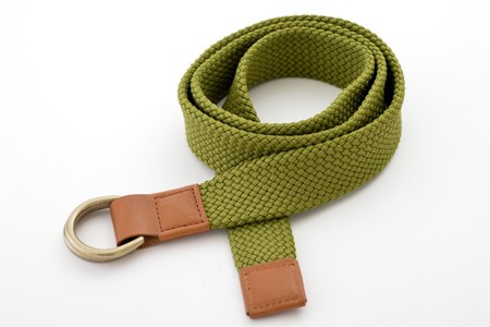 組紐ベルト CLVER ダブルD 30mm ライトグリーン 【 ベルト 】