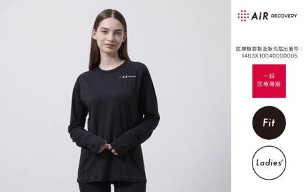 nishikawa 西川[エアーリカバリー]スリープテックウェア レディーストップス Lサイズ|パジャマ ルームウェア 健康 リラックス 安眠 休養 快適 ストレッチ 血行促進 高機能性 疲労回復 日本製 送料無料