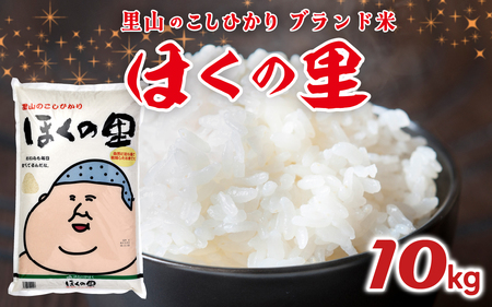 [先行予約]里山のこしひかり ほくの里 10kg × 1袋[11月配送]| 新米 令和7年産 コシヒカリ お米 コメ こめ 10キロ 白米 精米 国産