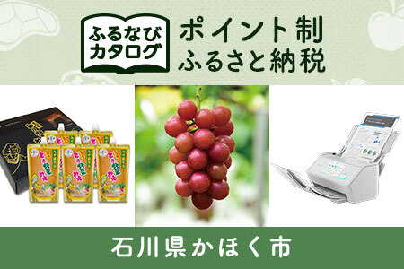 【有効期限なし！後からゆっくり特産品を選べる】石川県かほく市カタログポイント