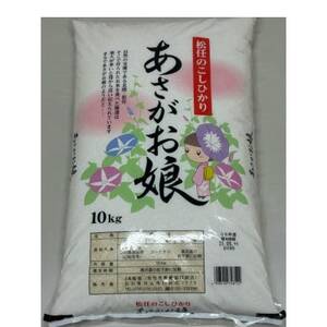 令和7年産[松任のこしひかり]あさがお娘(精米)10kg