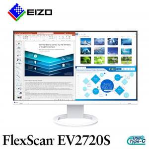 EIZO USB Type-C搭載27型液晶モニター FlexScan EV2720S ホワイト【1609244】