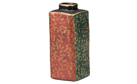 九谷焼 3.5号一輪生 金唐草