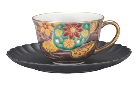 九谷焼 カップ&ソーサー・海亀