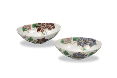 ペア6.5号鉢 鉄仙 佐藤剛志作