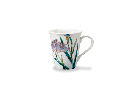 マグカップ　花菖蒲（5月）