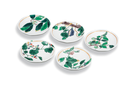 5号皿揃 山の恵み 晄窯