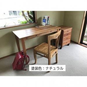 つばきやの学習机W80×D60×H73cm ナチュラル