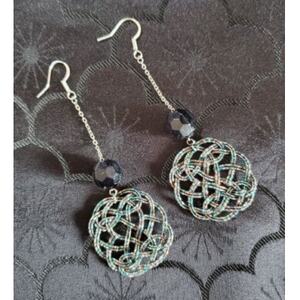 [金沢水引]NICO ピアス ブラック