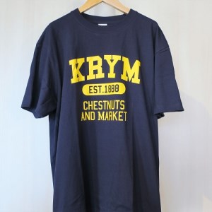 北海道栗山町「Chestnuts&Market」オリジナルTシャツ（ネイビー）
