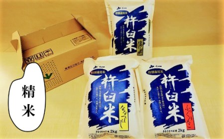 【精米12ヶ月定期便食べ比べセット】特別栽培「きなうす米」 毎月3品種×2kg計6kg