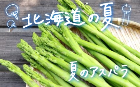 【先行予約】北海道産 夏採り！JAそらち南 夏の味覚「グリーンアスパラガス」S～3L 1kg前後