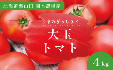 北海道栗山町産 うまみぎっしり大玉トマト ４kg