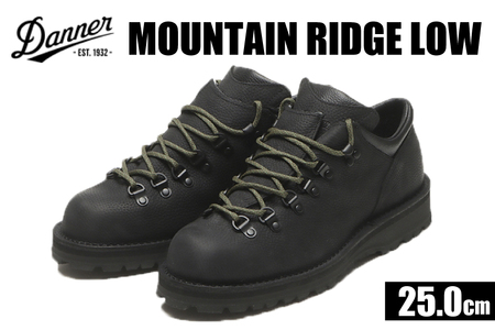 DANNER 紳士靴 マウントリッヂ ロー BLACK【25.0cm】 [STUMPTOWN渋谷店 石川県 志賀町 sk17jkf70292-2]