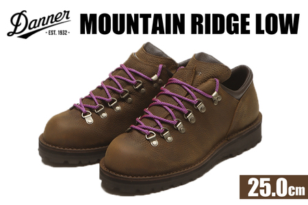 DANNER 紳士靴 マウントリッヂ ロー BROWN ブラウン【25.0cm】 [STUMPTOWN渋谷店 石川県 志賀町 sk17jkf70291-2]