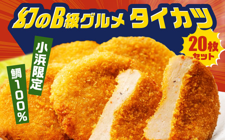 タイカツ 10枚入×2セット 魚のすり身のカツ 練り物 フライ すり身 ソールフード 揚げるだけ [冷凍] 小浜市 / 小浜海産物 [配送不可地域:北海道・沖縄・離島][BFAA094]