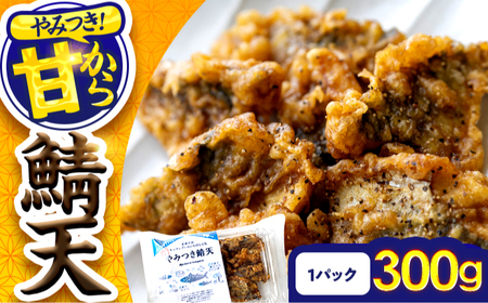 秘伝やみつき甘辛ダレ 鯖天 (サバ天) 300g (約7個) ×1パック Kitchen Boo / 手作り さば天ぷら 冷凍惣菜 甘辛ダレ 小浜市 / タカノ [配送不可地域:北海島・沖縄・離島][BFEF005]
