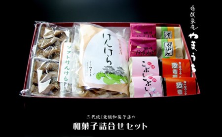 老舗和菓子店の詰合せセット 奥越菓庵やまうち [A-023007]