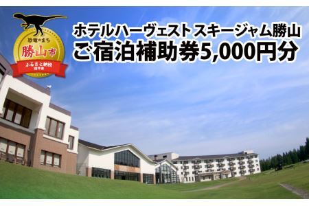 ホテルハーヴェストスキージャム勝山ご宿泊補助券5000円分 [A-023002]