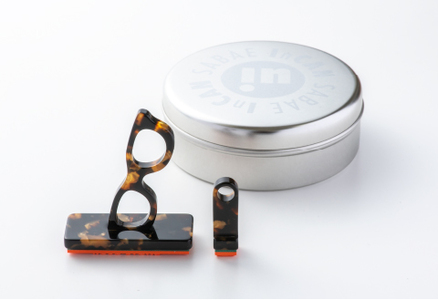 「さばえのめがね」モチーフの可愛いオリジナルゴム印『鯖江印カン』