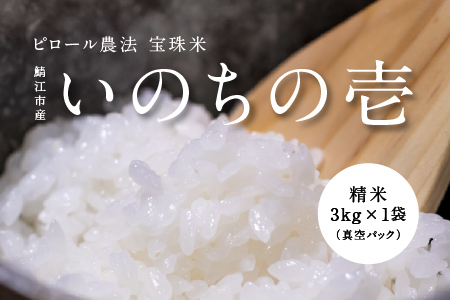 [令和7年産]ピロール農法 宝珠米 いのちの壱