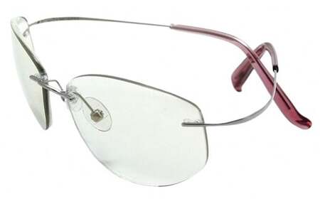 めがねのまちさばえ"より〜優しい包まれる安心感『オールタイムサングラス( チタン/チタンF)』女性用 クリア