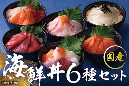 [純国産]数量限定!海鮮丼の具の贅沢6種類セット
