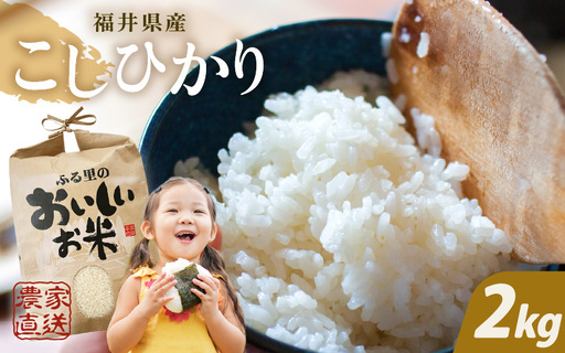 先行予約 コシヒカリ 白米 2kg ×1袋 精米 ブランド米 2026年10月上旬以降順次発送 [A-8989]