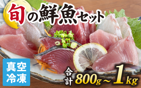 [日本海鮮魚]漁師厳選鮮魚真空冷凍セット 約800g〜1.0kg(3種以上) 