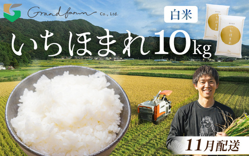 【先行予約】令和8年産 新米 いちほまれ 白米 10kg (5kg×2袋) 【2026年11月以降順次発送】 白米 10キロ [m46-c004_11]