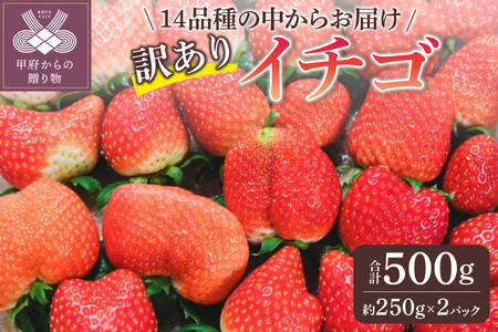 お得 訳ありイチゴ 500g