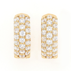 [ジュエリーの街、山梨県甲府市]ダイヤ0.48ct K18ピアリング K125EGY