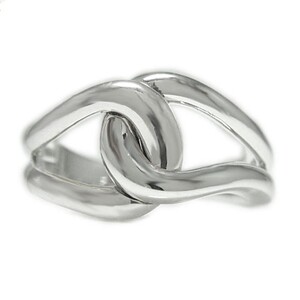 PT900「総無垢仕上げ」地金チェーンリング