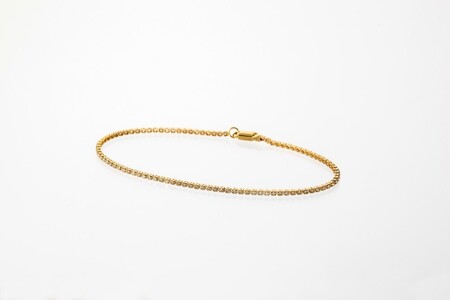 Deliciae テニスブレスレット K18YG 天然ダイヤモンド ライトブラウン[トータル1.15ct]19cm DTB-8-YG-0115-S19