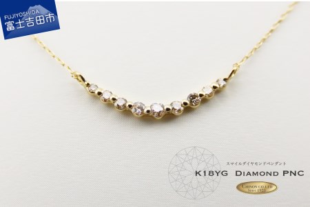 K18イエローゴールドダイヤモンドペンダント MJ983
