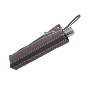 [槙田商店]紳士折たたみ傘 Tie Stripe×Plain WINE