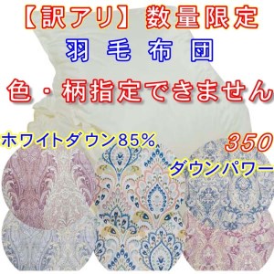 訳あり 羽毛布団 シングル ホワイトダウン85%[ダウンパワー350]150×210cm羽毛掛け布団 ふとん 布団 羽毛掛け布団 羽毛 訳あり ホワイトダウン 高品質 睡眠 寝具