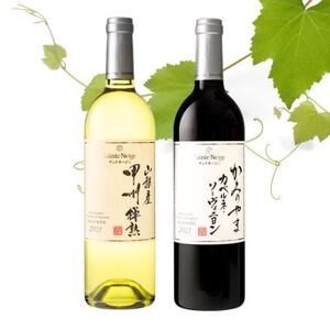 サントネージュワインが贈る甲州樽熟/カベルネ・ソーヴィニヨン 白赤 計2本セット