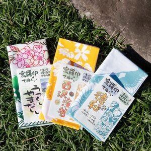 ぐらいん手ぬぐい「うつくし山梨市・紅葉の西沢渓谷・徳和」計3枚