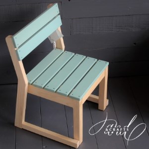 [&CRAFTS]キッズスタッキングチェア -Blue-