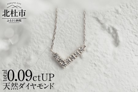 K18 天然ダイヤモンド WING ネックレス[K18WG]
