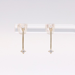 AQ-299　LB-67　KeriA K10　ラボグロウン　ダイヤモンド　ピアス　アクセサリー　ジュエリー　プレゼント　スタッド　